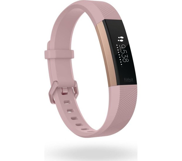 Фитнес-группа Fitbit Alta HR Pink Rose Gold