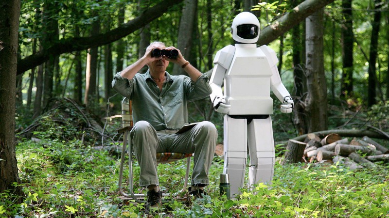 открытка из фильма Робот и Фрэнк